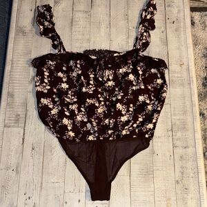 Intimately by Free People Floral Bodysuit